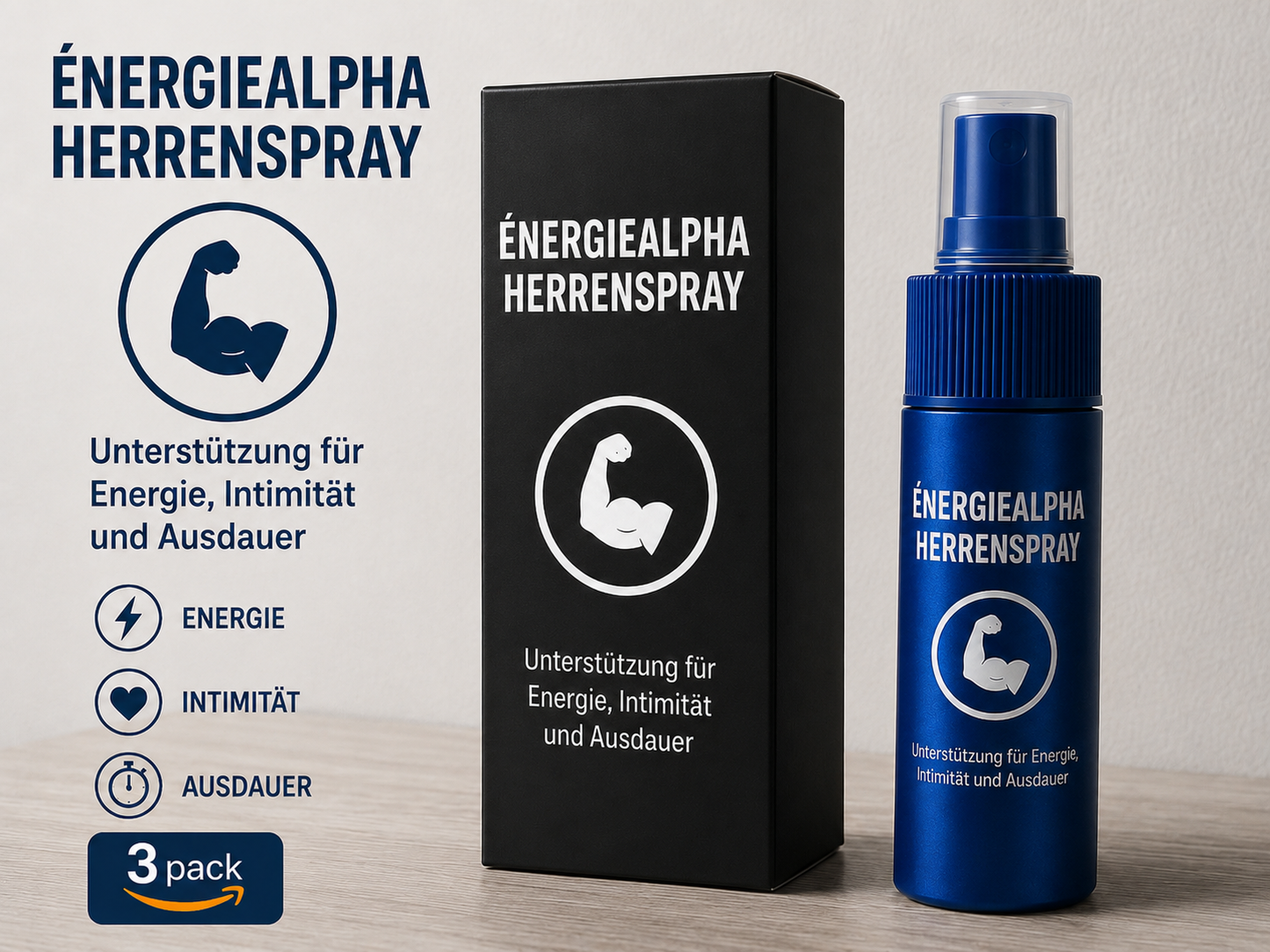 ÉnergieAlpha Mens | ¡Erecciones potentes en solo 5 minutos!