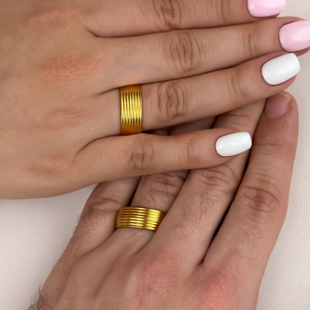 Argollas De Matrimonio De Diseño Tallado + Envío Gratis